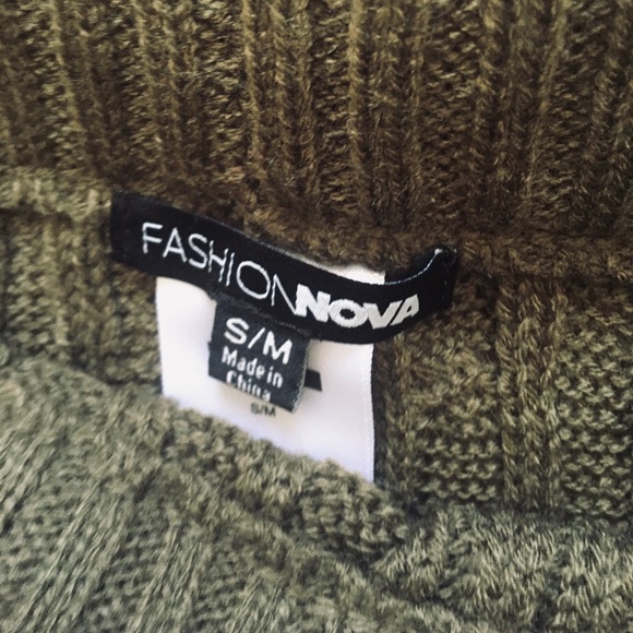 NWOT Fashion Nova Melrose set in olive green - Picture 5 of 5